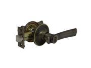 True Privacy Door Lever Handle LA in Antique Brass Falcon Doorknobs 98359