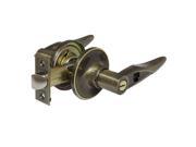 Passion Entry Door Lever Handle AI in Antique Brass Falcon Doorknobs 98364