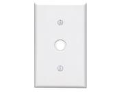 WHT PHONE WALL PLATE 88018