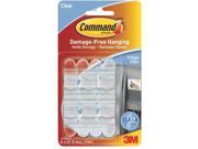 3m 17210CLR Clear Command Refrigerator Clips 6 Count