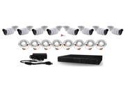 Acelevel 16 Channel HD AHD DVR Kit with 2TB and 8 x 720P Bullet Cameras