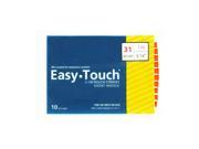UPC 084963116114 product image for Easy Touch Insulin Syringes 31 Gauge 1cc 5/16 in - 10 ea. | upcitemdb.com