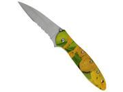 Dakota Outdoor Cutlery Stainless Steel Spring Assist 4 in. Pocket Knife Camouflage
