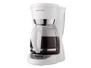 Black Decker 12 Cup Programmable Coffeemaker with Carafe White