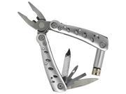 Dakota Outdoor Cutlery Stainless Steel Multi Purpose 8 Function Survival Tool Silver