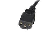 StarTech 1m Standard Computer Power Cord Extension C14 to C13