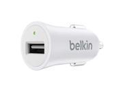 BELKIN *2.4AMP USB CAR CHARGERWARRANTY WHT
