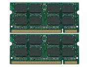 4GB KIT 2x2GB SODIMM PC2 4200 200 Pins MEMORY For Dell Inspiron 1501