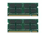 4GB Kit 2X2GB DDR 667MHz PC2 5300 200 Pin SODIMM Unbuffered Non ecc Memory for DELL INSPIRON 1526SE