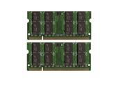 4GB KIT 2x2GB DDR2 667 PC2 5300 Unbuffered Non ecc 200 Pin SODIMM Memory For Laptop