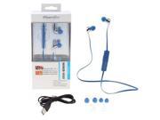 Bluedio N2 Bluetooth V4.1 Earbuds Multipoint Sweat proof for Samsung S5 S4 S6 BLUE