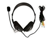 New YH 440 3.5mm Multimedia Headset Headphone with Microphone and Volume Control