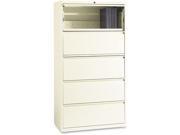 Lateral File w Binder Storage 5 Draw 36 x18 x37 Cloud