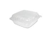 ClearSeal Plastic Hinged Container Large 9x9 1 2x3 Clear 100 Bag