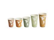 World Art Renewable Compostable Wrapped Hot Cups—10oz. 1000 CT