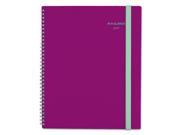 Color Play Weekly Monthly Planner 9 1 4 x 11 3 8 Purple Teal 2017