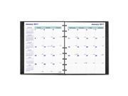MiracleBind 17 Mo. Academic Planner Hard Cover 9 1 4 x 7 1 4 Black 2016 2018