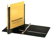 EconomyValue ClearVue Round Ring Binder 5 8 w o Packaging Black