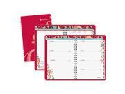 Playful Paisley Weekly Monthly Appointment Book 5 1 2 x 8 1 2 Pink 2017 2018