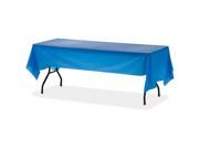 Plastic Tablecover 54 x108 24 CT Blue