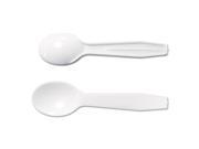 Medium Weight Cutlery Taster Spoon White 3 3000 Carton