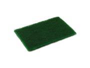 Medium Duty Scouring Pad 6 x 9 Green 10 per Pack 6 Packs Carton