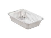 Aluminum Oblong Container with Lid 36 oz 8 7 16 x 5x 1 13 16