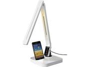 LED Desk Lamp w Build In Docking Station f Charging WE