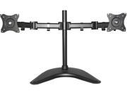 VIVO Dual Monitor Mount Fully Adjustable Desk Stand for 2 LCD Screens up to 27