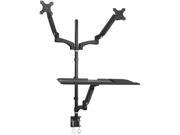 VIVO Dual Monitor Gas Spring Sit Stand Desk Mount Fits 2 Screens upto 27 each