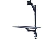 VIVO Sit Stand Desk Height Adjustable Workstation Gas Spring Holds 1 Screen 27 STAND SIT1