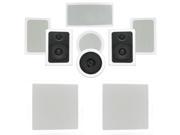 Theater Solutions TST57 In Wall and In Ceiling 1700W Home Theater 7.2 Speaker System