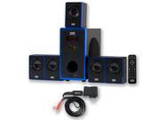 Acoustic Audio AA5102 Home Theater 5.1 Speaker System with Bluetooth Surround Sound