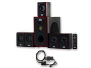 Acoustic Audio AA5103 800W 5.1 Home Theater Surround Sound Speaker System with Optical Input AA5103D