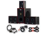 Acoustic Audio AA5103 800W 5.1 Speaker System with Bluetooth Optical Input and 2 Extension Cables AA5103BD 2