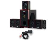 Acoustic Audio AA5103 Home Theater 5.1 Speaker System with Bluetooth Surround Sound
