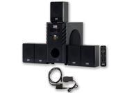 Acoustic Audio AA5104 600 Watt 5.1 Home Theater Surround Sound Speaker System with Optical Input AA5104D