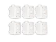 Theater Solutions OVCDW Outdoor Waterproof White Impedance Matching Volume Controls 6 Piece Set 6OVCDW
