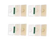 Acoustic Audio AAVCD3C Home 3 Color Dial Speaker Volume Controls Wall Mount 4 Piece Set AAVCD3C 4S