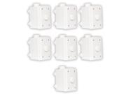 Theater Solutions OVCDW Outdoor Waterproof White Impedance Matching Volume Controls 7 Piece Set 7OVCDW