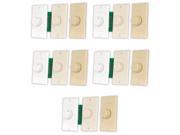 Acoustic Audio AAVCD3C Home 3 Color Dial Speaker Volume Controls Wall Mount 5 Piece Set AAVCD3C 5S