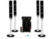 Acoustic Audio AAT1000 Tower 5.1 Home Speaker System with USB Bluetooth and Powered Sub