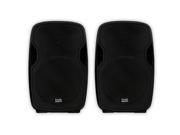 Acoustic Audio AA15UB Powered 15 Bluetooth Speaker Pair 2000 Watts 2 Way USB MP3 Players AA15UB PR