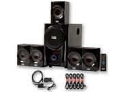 Acoustic Audio AA5160 Home 5.1 Speaker System with Optical Input FM Tuner and 5 Extension Cables