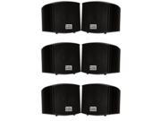 Acoustic Audio AA321B Mountable Indoor Speakers 1200 Watts Black 3 Pair Pack AA321B 3Pr