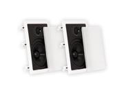 Theater Solutions CS6W In Wall 6.5 Speakers Surround Sound Home Theater Pair