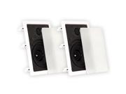 Theater Solutions TSS6W In Wall 6.5 Speakers Surround Sound Home Theater Deluxe Pair