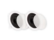 Theater Solutions TSS6C In Ceiling 6.5 Speakers Surround Sound Home Theater Deluxe Pair