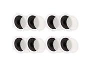 Theater Solutions TS80C In Ceiling 8 Speakers Surround Sound Home Theater 4 Pair Pack