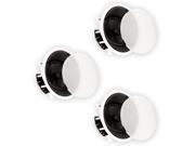 Theater Solutions TSS8A Home Theater Deluxe In Ceiling 8 Angled 3 Speaker Set 3TSS8A